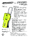 Bacharach Carbon Monoxide Alarm 19-9336 owners manual user guide