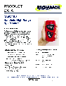Bacharach Carbon Monoxide Alarm MGC100 owners manual user guide