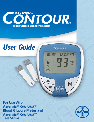 Bayer HealthCare Blood Glucose Meter CONTOUR Blood Glucose Meter and Ascensia CONTOURTM Test Strips owners manual user guide