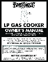 Bayou Classic Cooktop 2212 owners manual user guide