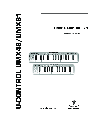 Behringer Electronic Keyboard UMX49 owners manual user guide