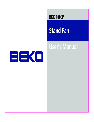 Beko Fan BKK 1600 P owners manual user guide