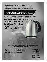 Black & Decker Hot Beverage Maker JKC920 owners manual user guide