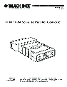 Black Box Network Card IEEE 1284 owners manual user guide