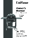 Blue Rhino Charcoal Grill 254508 owners manual user guide