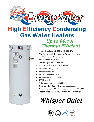 Bock Water heaters Water Heater High Efficiency Condensing Gas Water Heaters owners manual user guide