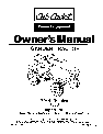 Bolens Lawn Mower 1860 owners manual user guide
