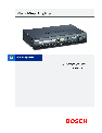Bosch Appliances Car Amplifier PLE-2MA120-EU owners manual user guide