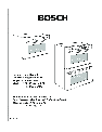 Bosch Appliances Oven 44 owners manual user guide
