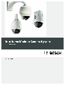 Bosch Appliances Security Camera VG4-100 owners manual user guide