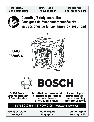 Bosch Power Tools Clock Radio PB360S owners manual user guide