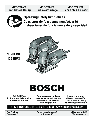 Bosch Power Tools Saw 1590EVSK owners manual user guide