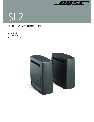 Bose Speaker System SL2 owners manual user guide