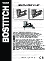 Bostitch Nail Gun GF33PT owners manual user guide