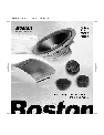 Boston Acoustics Car Speaker RC420 owners manual user guide