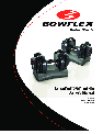 Bowflex Fitness Equipment ST220 owners manual user guide