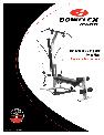 Bowflex Home Gym Conquest owners manual user guide