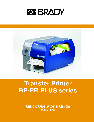 Brady Printer BP-PR PLUS Series owners manual user guide