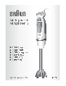 Braun Blender MR 500 SOUP owners manual user guide