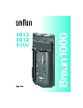 Braun Electric Shaver 1008 owners manual user guide