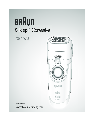 Braun Electric Shaver 7381 WD owners manual user guide