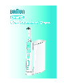 Braun Electric Toothbrush Toothbrush owners manual user guide