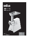 Braun Meat Grinder G 1500 owners manual user guide
