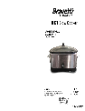 Bravetti Slow Cooker KC281H owners manual user guide
