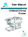 Breadman Printer CF2002 owners manual user guide