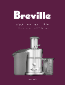 Breville Juicer 800BLXL owners manual user guide