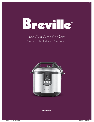 Breville Slow Cooker BPR600XL owners manual user guide