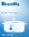 Breville Slow Cooker BSC300 owners manual user guide