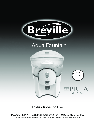 Breville Water Dispenser AF5 owners manual user guide