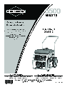 Briggs & Stratton Portable Generator 01655-3 owners manual user guide