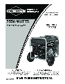Briggs & Stratton Portable Generator 30235 owners manual user guide