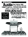 Brinkmann Gas Grill Austin owners manual user guide