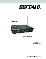 Buffalo Technology Network Router WBMR-G125 owners manual user guide