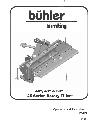 Buhler Power Hammer 25 Series owners manual user guide