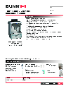 Bunn Espresso Maker XL M-2 EXT owners manual user guide