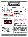 Cadence Car Amplifier ZRS C9 owners manual user guide