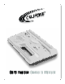 Califone Credit Card Machine READER owners manual user guide