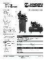 Campbell Hausfeld Air Compressor CE7000 owners manual user guide