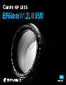 Canon Camera Lens EF85MM F owners manual user guide