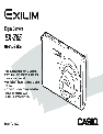 Casio Digital Camera EX-Z65 owners manual user guide