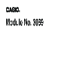 Casio Watch 3069 owners manual user guide
