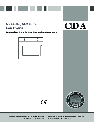 CDA Oven SC220L owners manual user guide