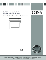 CDA Oven SV 150L owners manual user guide