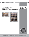 CDA Refrigerator FWV450 owners manual user guide