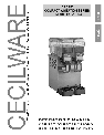 Cecilware Beverage Dispenser 8/1 owners manual user guide