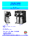 Cecilware Coffeemaker APT100WT owners manual user guide